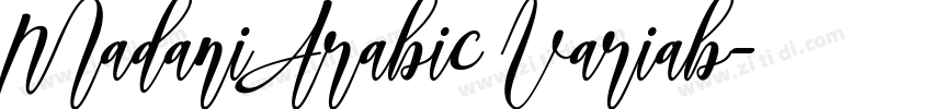 Madani Arabic Variab字体转换